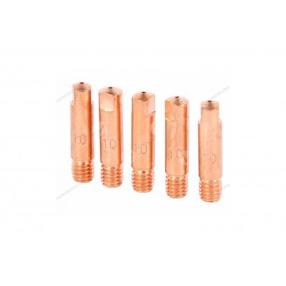 Сварочный наконечник для горелки MIG/MAG E-CU, M6x25, 1 мм, 5 шт.