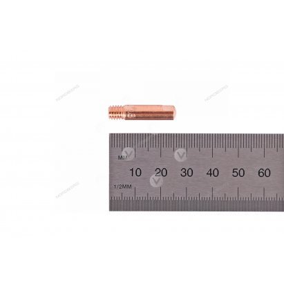 Сварочный наконечник для горелки MIG/MAG E-CU, M6x25, 0.8 мм, 5 шт.